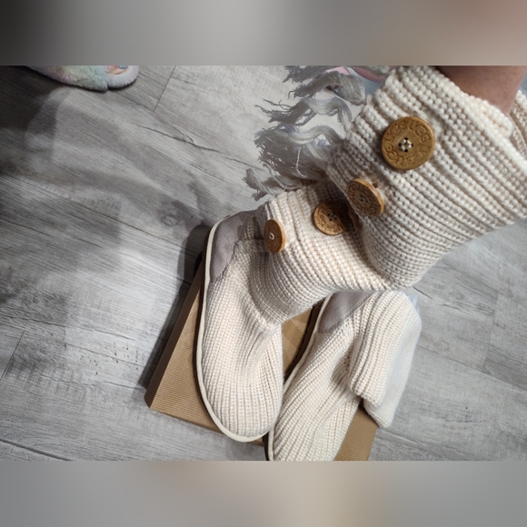 Ugg fringe cardy boot ivory 7 - Picture 4 of 7